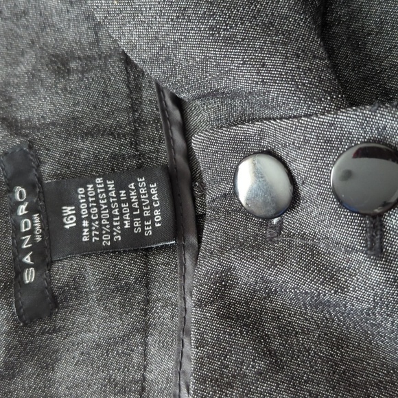 Sandro Woman Crop Pants - Picture 11 of 13